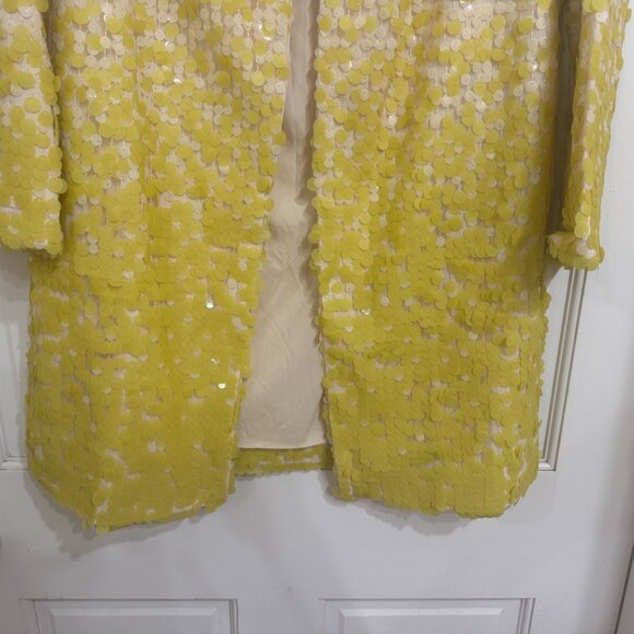 New with tags $468 Trina Turk Nori Sequin Ombre Jacket sz S - Picture 4 of 7